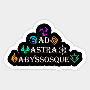 Genshin Ad Astra Abyssosque Sticker